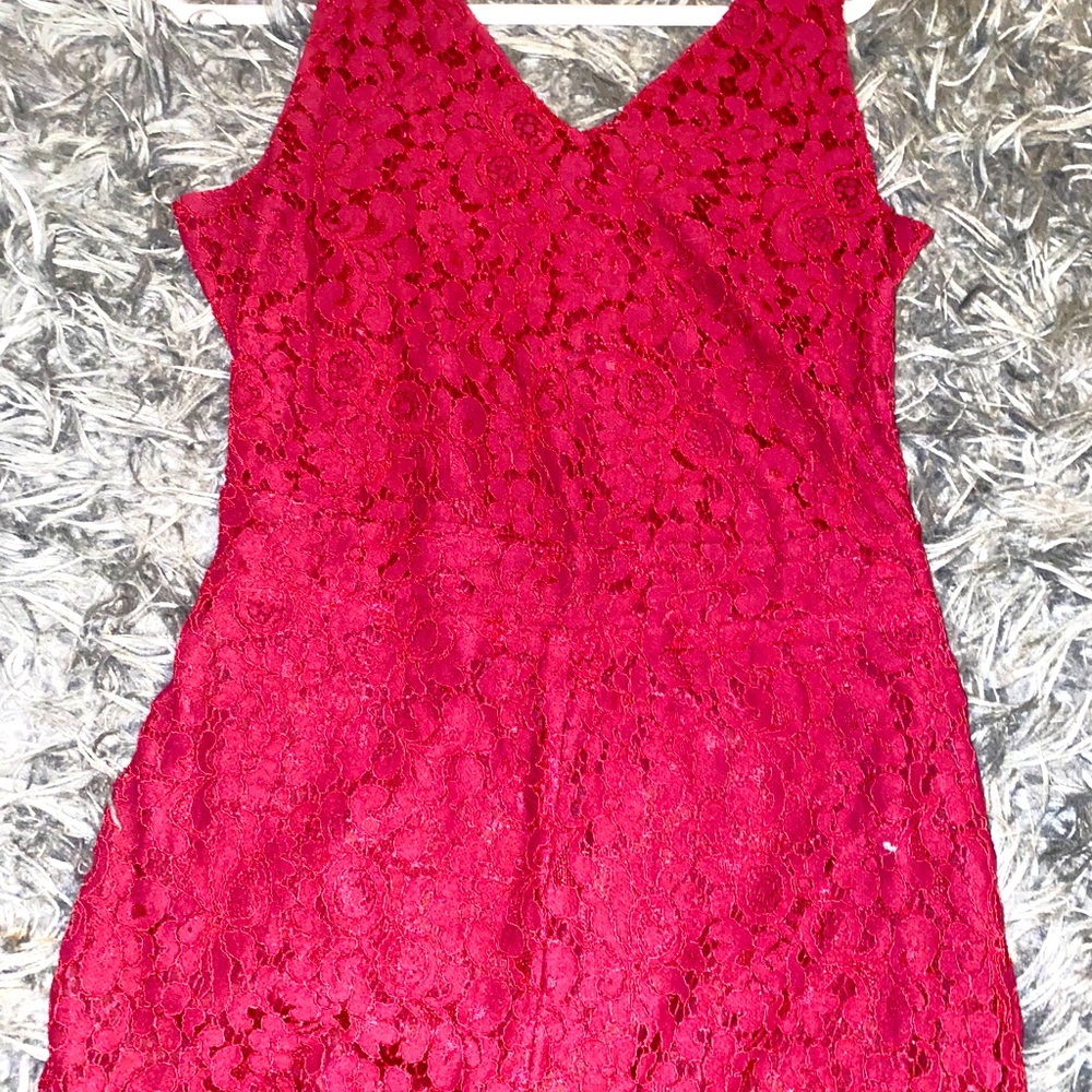 Red jumpsuit